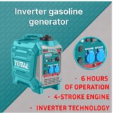 Total inverterski benzinski generator 3.2KW/6.3L/ industrial (TP535006) | shoptok.hr