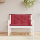 vidaXL Blazina za vrtno klop 2 kosa vinsko rdeča oxford tkanina | Shoptok.si