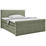 Mömax Postelja Boxspring Damon, Zelena, 180x200 Cene