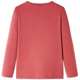  Dječja majica s dugim rukavima tamnoružičasta 104 | shoptok.hr