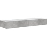TV ormarići s LED svjetlima 2 kom Siva betona 60x35x15,5 cm | Eponuda.com
