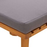 vidaXL Vrtni dnevni ležaj 200 x 65 cm od masivnog bagremovog drva | shoptok.hr