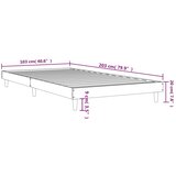  Okvir kreveta bez madraca boja hrasta 100 x 200 cm drveni | shoptok.hr