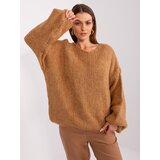 RUE PARIS Sweater-LC-SW-3020.10P-camel | Shoptok.si