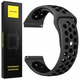 Spacecase pašček za uro 20MM športni pas črno siv za apple watch, (21969482) Cene