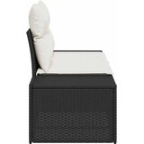  Vrtni kauč s jastukom Crna 184 x 62 x 69 cm poliratan | shoptok.hr