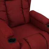  Naslonjač od tkanine crvena boja vina | shoptok.hr