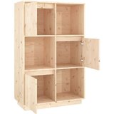  Visoka komoda 74 x 35 x 117 cm od masivne borovine | shoptok.hr