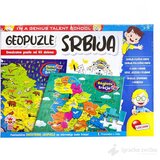 Lisciani edukativna slagalica moja srbija 2U1 Cene
