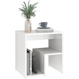  Noćni ormarić 2 kom sjajni bijeli 40x30x40 cm konstruirano drvo | shoptok.hr