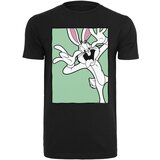 Merchcode Black Looney Tunes Bugs Bunny Funny Face T-shirt | Shoptok.si