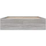  Kreveta siva boja hrasta 135 x 190 cm bračni | shoptok.hr