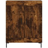  Visoka komoda dimljeni hrast 69,5x34x180 cm konstruiranog drva | Eponuda.com