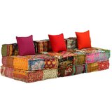  Modularni tabure za 3 osobe od tkanine s patchworkom | shoptok.hr