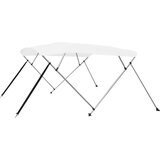 vidaXL Bimini tenda s 4 loki bela 243x210x137 cm Cene