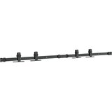  Komplet za drsna vrata omare 122 cm ogljikovo jeklo, (22156847) | Shoptok.si