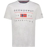 Geo Norway Majice s kratkimi rokavi SY1355HGN-Blended Grey Siva