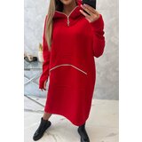 Kesi Insulated dress with hood red | shoptok.hr