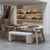 WOOOD Blagovaonski stol od punog hrasta 100x220 cm Tablo – | shoptok.hr