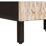  Nočna omarica Bela 40 x 33,5 x 46 cm Masiven les manga, (5000107174) | Shoptok.si
