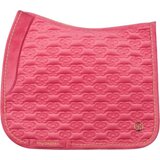  Dresurna podsedelnica Velvet Monogram, scarlet pink - FULL Cene