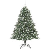 vidaXL Umjetno božićno drvce s stalakom Zelena 126 x 126 x 180 cm | shoptok.hr