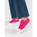 Shelvt Pink openwork sneakers | Shoptok.si