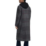 Desigual Plašči COAT_CAPUCHA_CHECK 25WWEW13 Siva | Shoptok.si
