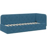  Kutni okvir kreveta Plava 80 x 200 cm Baršun | shoptok.hr