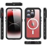 ShellBox Vodootporna IP68 360° MagSafe maska za iPhone 15 Pro – Crna | shoptok.hr