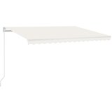 vidaXL Avtomatska tenda LED + senzor 450x300 cm krem, (20728847) Cene