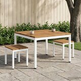  Stolić za kavu Prirodna i bijela 80 x 80,5 x 45 cm | shoptok.hr