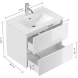 MID.YOU KOPALNICA bela, visoki sijaj | Shoptok.si