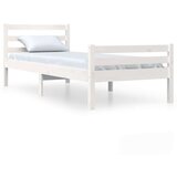  Za krevet od masivnog drva bijeli 100 x 200 cm | shoptok.hr
