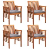  5-dijelni vrtni blagovaonski set s jastucima bagremovo drvo | shoptok.hr