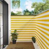  Zaslon za privatnost na balkonu 150 x 200 cm - Žuta i bijela 150 x 200 cm Cijene