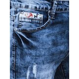 DStreet Spodnie męskie jeansowe z dziurami niebieskie | Shoptok.si