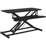 Maison Chic Nastavljiva delovna postaja - pisarniška miza - Računalniška miza 90x40x(13-50) cm jeklo in inž. les, (21785127) | Shoptok.si