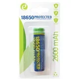 baterija 18650 Li-Ion 3,7V 2600mAh, protected, EG-BA-18650/2600, GEMBIRD