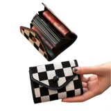 INF Držalo za kartice s harmonika vzorcem Black, (21838418) | Shoptok.si