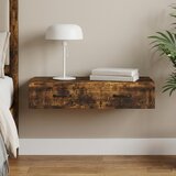 Stolna montirana na zid Dimljeni hrast 87,5 x 34,5 x 17 cm | shoptok.hr