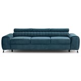 ELTAP Plava baršunasti sklopiva sofa 261 cm Laurence – | shoptok.hr