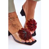 S. BARSKI Fashionable Transparent High Heel Slippers S.Barski | Shoptok.si