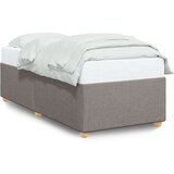 Okvir za krevet smeđesivi 100x200 cm od tkanine | shoptok.hr