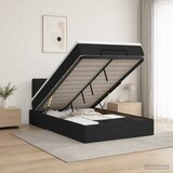  Podesivi krevet s madracem Crna 120 x 190 cm Tkanina | shoptok.hr