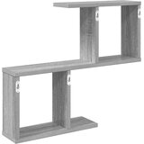  Polica na zidu Siva Sonoma 60 x 12 x 50,5 cm Konstruirano drvo | shoptok.hr