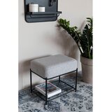 White Label Svetlo siv tabure Milou – | Shoptok.si