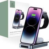TECH-PROTECT QI15W-A26 3V1 BREZŽIČNI POLNILEC ZA TELEFONE CASE BLACK, (22070501) Cene