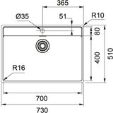Franke MRX 210-50 TL 127.0531.852 + SIFON | Shoptok.si