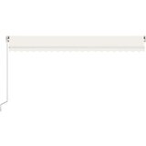  Ročno zložljiva tenda 500x350 cm krem, (20728569) | Shoptok.si